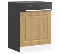 vidaXL Dishwasher Panel Kalmar Artisan Oak 60x1.5x67 cm Engineered Wood