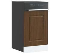 vidaXL Dishwasher Panel Kalmar Brown Oak 45x1.5x67 cm Engineered Wood
