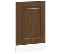 vidaXL Dishwasher Panel Kalmar Brown Oak 45x1.5x67 cm Engineered Wood