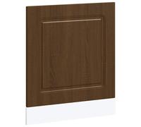 vidaXL Dishwasher Panel Kalmar Brown Oak 60x1.5x67 cm Engineered Wood