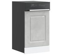 vidaXL Dishwasher Panel Kalmar Concrete Grey 45x1.5x67 cm Engineered Wood