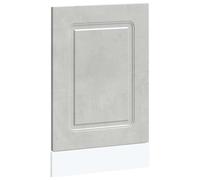 vidaXL Dishwasher Panel Kalmar Concrete Grey 45x1.5x67 cm Engineered Wood