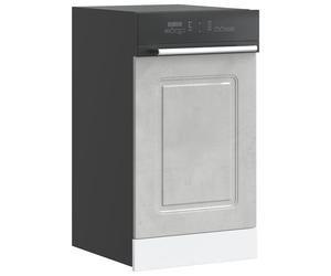 vidaXL Dishwasher Panel Kalmar Concrete Grey 45x1.5x67 cm Engineered Wood