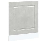 vidaXL Dishwasher Panel Kalmar Concrete Grey 60x1.5x67 cm Engineered Wood