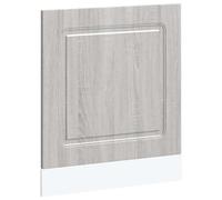 vidaXL Dishwasher Panel - Grey Sonoma Engineered Wood - Modern Kitchen Protection - 60x1.5x67 cm