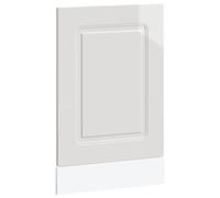 vidaXL Dishwasher Panel Kalmar High Gloss White 45x1.5x67 cm Engineered Wood