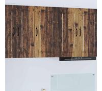 vidaXL Kalmar Single Door Old Wood Wall Kitchen Cabinet - Size: 80 x 40 x 31cm - Brown - Wilko