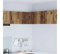 vidaXL Kalmar 2 Door Old Wood Wall Kitchen Cabinet - Size: 40 x 57 x 57cm - Brown - Wilko