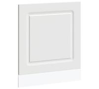 vidaXL Dishwasher Panel Kalmar White 60x1.5x57 cm Engineered Wood, White