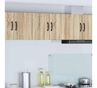 vidaXL Dishwasher Panel Lucca 2 pcs Sonoma Oak 30 x 31 x 40 cm