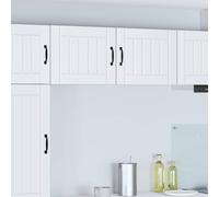 vidaXL Dishwasher Panel Lucca 2 pcs White 50 x 31 x 40 cm