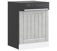 vidaXL Dishwasher Panel Lucca Concrete Grey Engineered Wood