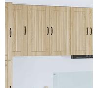 vidaXL Wall Cabinet LUCCA Sonoma Oak 80 x 31 x 80 cm Engineered Wood