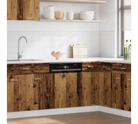 vidaXL Dishwasher Panel Lyon Old Wood 45x3x67 cm Engineered Wood