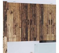 vidaXL Dishwasher Panel Old Wood 30 x 31 x 100 cm Engineered Wood