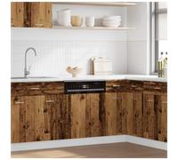 vidaXL Dishwasher Panel Old Wood 60x1.5x67 cm Engineered Wood