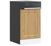 vidaXL Dishwasher Panel Porto - Artisan Oak Engineered Wood 45x1.5x67 cm - Durable Moisture- Modern Kitchen Cabinet Front