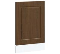 vidaXL Dishwasher Panel Porto Brown Oak 45x1,5x67 cm Engineered Wood