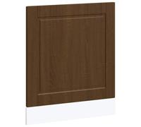 vidaXL Dishwasher Panel Porto Brown Oak 60x1.5x57 cm Engineered Wood