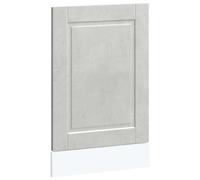 vidaXL Dishwasher Panel Porto Concrete Grey 45x1,5x67 cm Engineered Wood