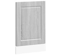 vidaXL Dishwasher Panel Porto Grey Sonoma 45x1,5x67 cm Engineered Wood