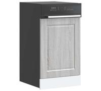 vidaXL Dishwasher Panel Porto Grey Sonoma 45x1,5x67 cm Engineered Wood
