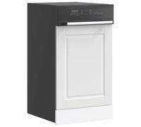 vidaXL Dishwasher Panel Porto White 45x1,5x67 cm Engineered Wood