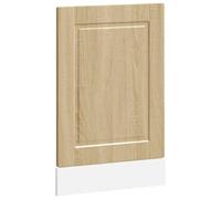 vidaXL Dishwasher Panel Porto Sonoma Oak 45x1,5x67 cm Engineered Wood