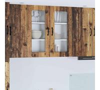 vidaXL Dishwasher Panel with Storage Kalmar Old Wood 40 x 31 x 80 cm