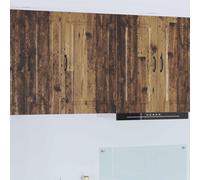 vidaXL Kalmar Single Door Old Wood Wall Kitchen Cabinet - Size: 80 x 50 x 31cm - Brown - Wilko