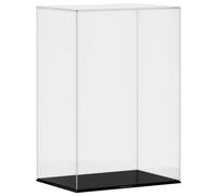 vidaXL Acrylic Display Box - Transparent Collectibles Case with Dustproof Design, Simple Assembly - Ideal for Toys, Models, Handicrafts, Souvenirs - 17x12x25 cm