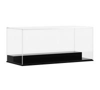 vidaXL Display Box, Display Case with 2 Steps, Acrylic Box for Handicraft Souve
