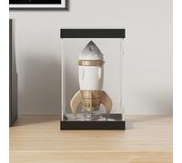 vidaXL Acrylic Display Box – Transparent, Lightweight & Stronger than Glass, 14x14x22 cm