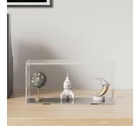 "vidaXL Acrylic Display Box - Transparent, Robust and Lightweight Display Case with Dustproof Design, Easy Assembly, Ideal for Collectibles and Models"