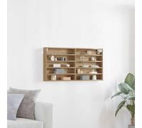 Vitrine Cabinet Wall Mounted Cabinet Floating Cabinet Engineered Wood vidaXL