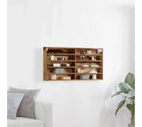 Vitrine Cabinet Wall Mounted Cabinet Floating Cabinet Engineered Wood vidaXL