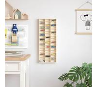 vidaXL Display Case Brown 30 x 4.5 x 75 cm Engineered wood