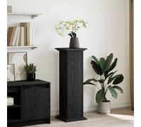 vidaXL Display Stand Rectangular Storage - Black Oak, Engineered Wood 31×30×90 cm - Indoor/Outdoor