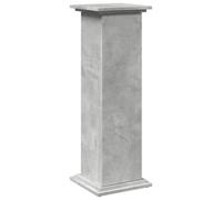 vidaXL Display Stand with Storage, Plant Stand for Living Room Hallway, Standing Shelf, Storage Cabinet, Concrete Grey Engineered Wood