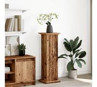 vidaXL Display Stand with Storage Old Wood 31x30x90 cm Engineered Wood