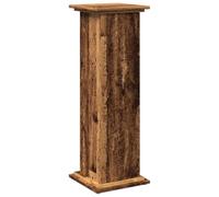 vidaXL Display Stand with Storage Old Wood 31x30x90 cm Engineered Wood