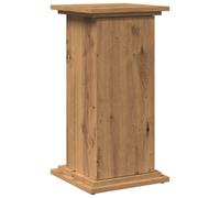 vidaXL Display Stand with Storage Plant Stand Artisan Oak Engineered Wood