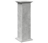 vidaXL Display Stand with Storage, Plant Stand for Living Room Hallway, Standing Shelf, Storage Cabinet, Concrete Grey Engineered Wood