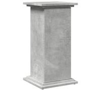 vidaXL Display Stand with Storage, Plant Stand for Living Room Hallway, Standing Shelf, Storage Cabinet, Concrete Grey Engineered Wood