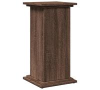 vidaXL Display Stand with Storage, Plant Stand for Living Room Hallway, Standing Shelf, Storage Cabinet, Display Cabinet, Brown Oak Engineered Wood