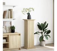 vidaXL Display Stand with Storage Sonoma Oak 31x30x90 cm Engineered Wood
