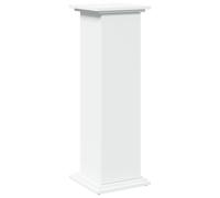 vidaXL Display Stand with Storage, Plant Stand for Living Room Hallway, Standing Shelf, Storage Cabinet, Display Cabinet, White Engineered Wood