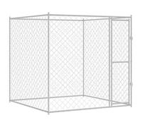 vidaXL Dog Aviary - Large Fence, Outdoor Travel Cage Perfect for Training in the Garden or Home - Industrial Style, Hygienic and Safe, with Large Space for Your Pet