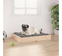 vidaXL Dog Bed 61.5x49x9 cm Solid Wood Pine
