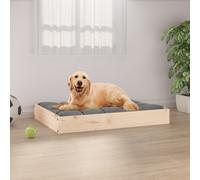 vidaXL Dog Bed 71.5x54x9 cm Solid Wood Pine